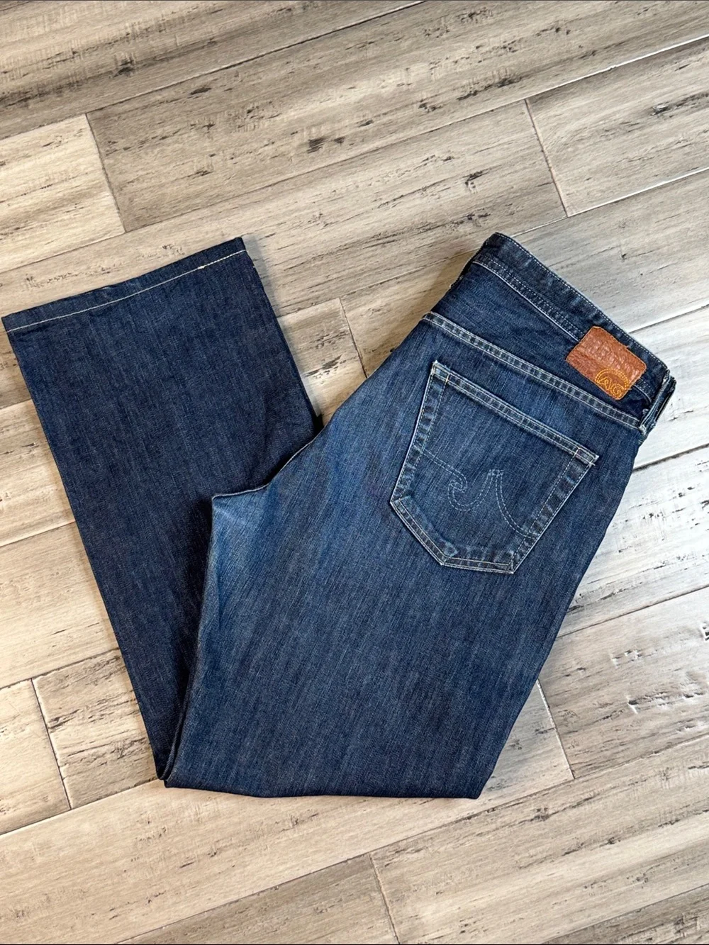 AG ADRIANO GOLDSCHMIED THE PROTEGE STRAIGHT LEG JEANS MENS PREMIUM SIZE 38